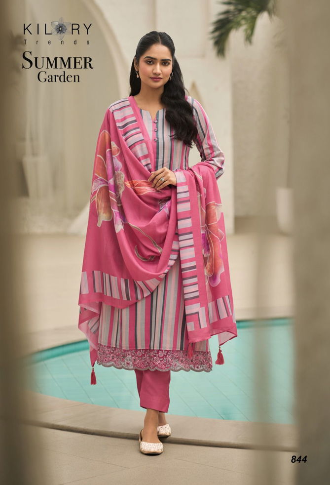 Summer Garden By Kilory Jam Cotton Dress Material Wholesale Market In Surat